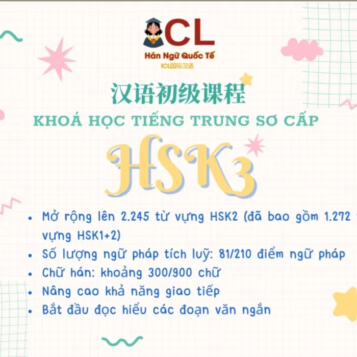 Khóa học HSK3